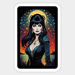 Elvira 1 Sticker
